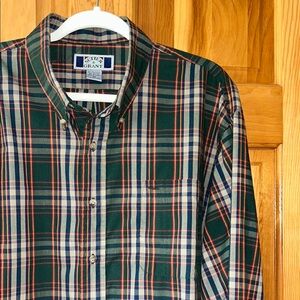Sutter & Grant Forest Green Pkaid Button Down Shirt